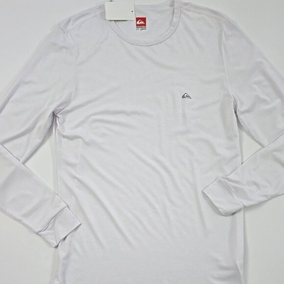 Quiksilver Men's Active White Long Sleeve Shirt Lightweight Stretch Size M - Picture 3 of 10